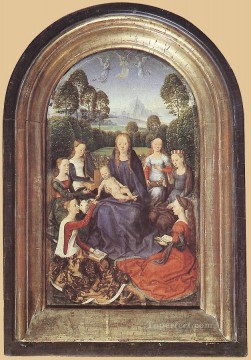 ジャン・ド・セリエの二連祭壇画 1475I オランダ ハンス・メムリンク Oil Paintings